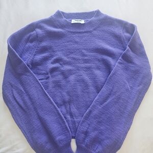 Double Zero Rich Violet Crew Neck Sweater